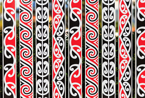 maori patterns on a fence thumb